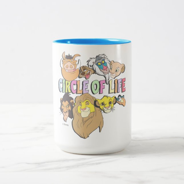 The Lion King | Circle of Life Two-Tone Coffee Mug (Center)