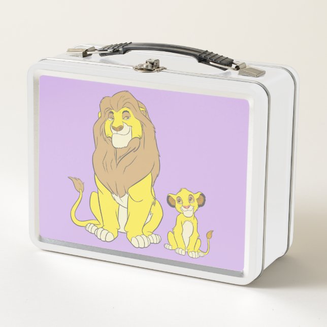 The Lion King | Mighty Kings Metal Lunch Box (Front)
