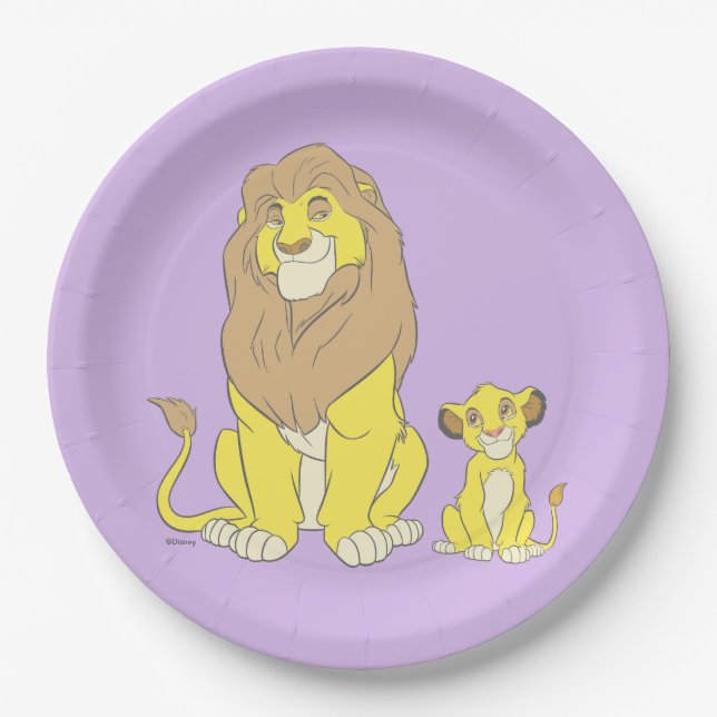 The Lion King | Mighty Kings Paper Plates (Front)