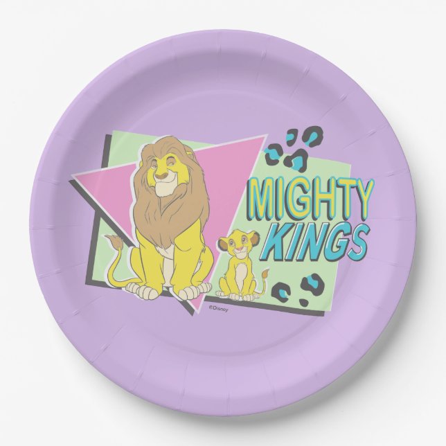The Lion King | Mighty Kings Paper Plates (Front)