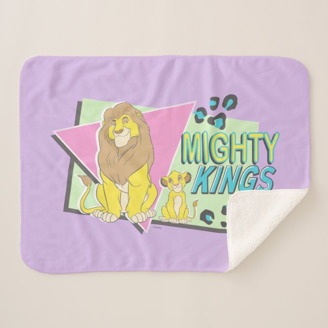 The Lion King | Mighty Kings Sherpa Blanket (Front (Horizontal))