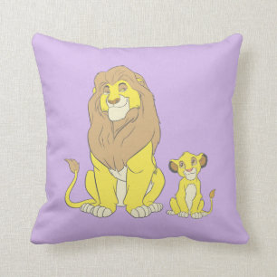 The Lion King Mighty Kings Throw Pillow