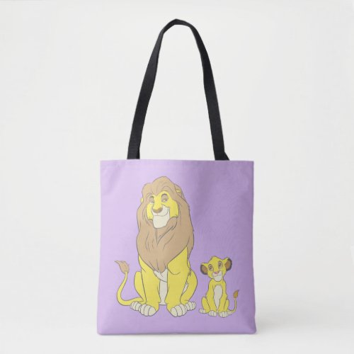 The Lion King  Mighty Kings Tote Bag