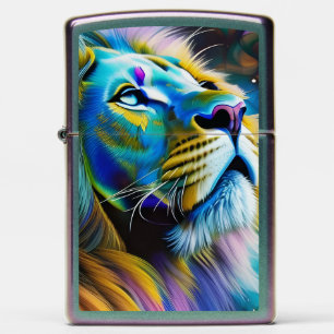 The Lion, King Of All Cats Zippo Lighter