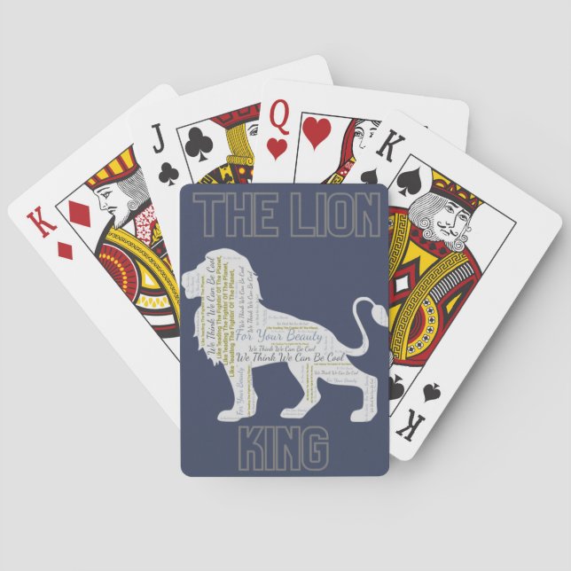 The Lion KIng Poker Cards (Back)