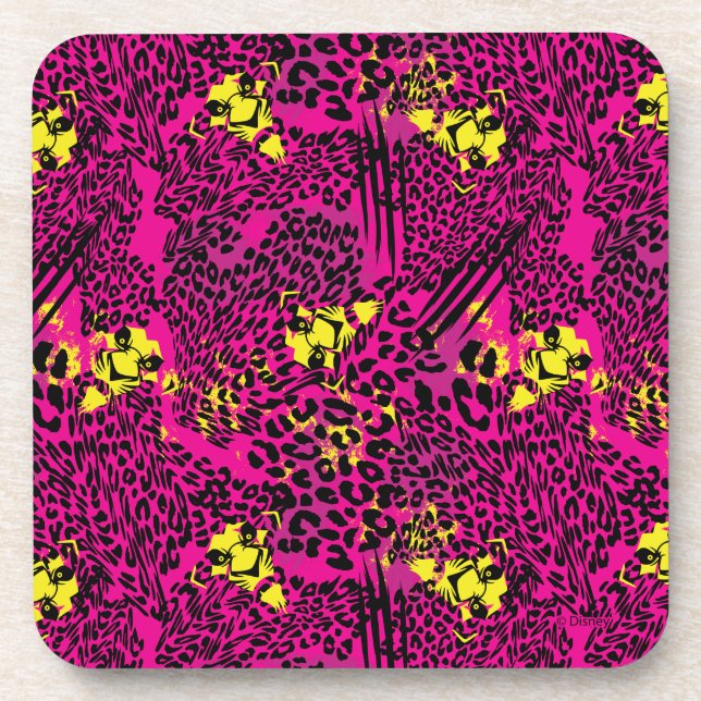 The Lion King Scar Pattern Beverage Coaster (Front)