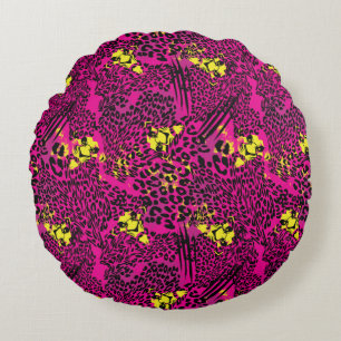 The Lion King Scar Pattern Round Pillow