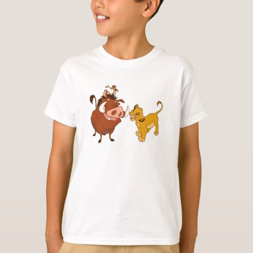The Lion King Simba and Timon Disney T_Shirt
