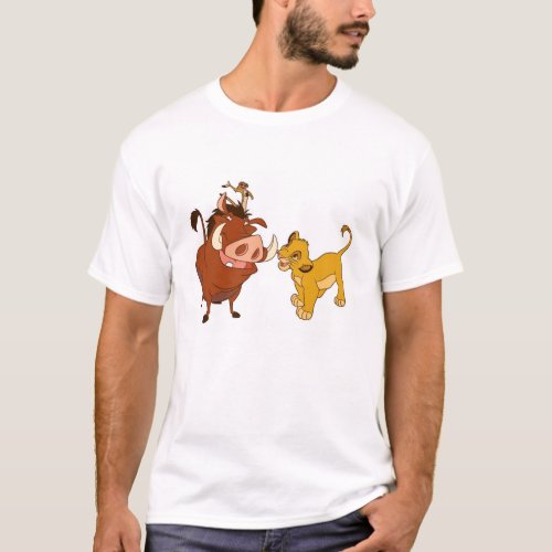 The Lion King Simba and Timon Disney T_Shirt