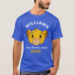 The Lion King Simba Emoji - Family Vacation T-Shirt
