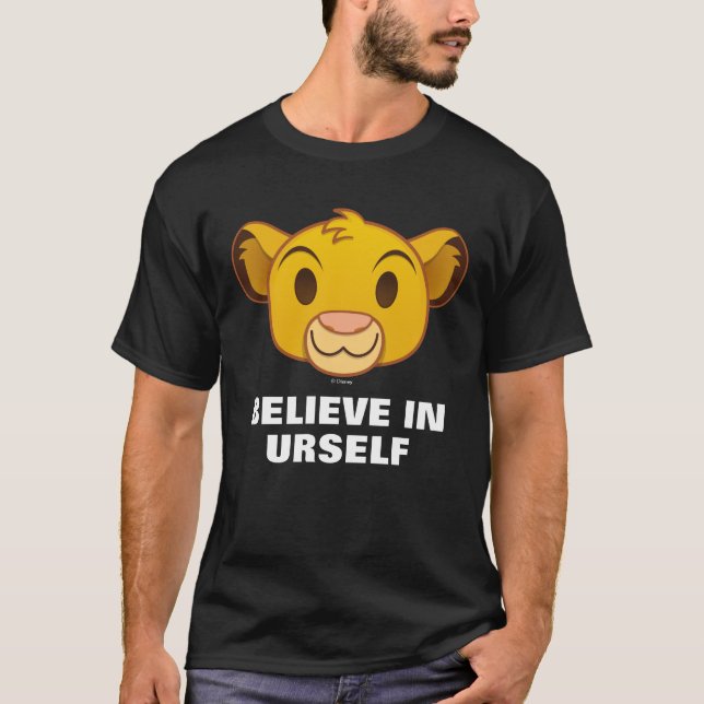 The Lion King | Simba Emoji T-Shirt (Front)