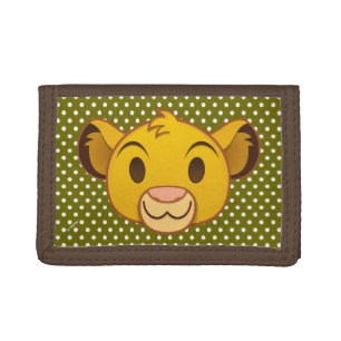 The Lion King Simba Emoji Trifold Wallet
