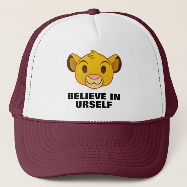 The Lion King | Simba Emoji Trucker Hat (Front)