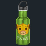 The Lion King | Simba Emoji Water Bottle<br><div class="desc">Express yourself with this super cute Lion King emoji featuring Simba.</div>