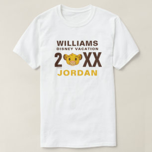 The Lion King   Simba - Family Vacation & Year T-Shirt