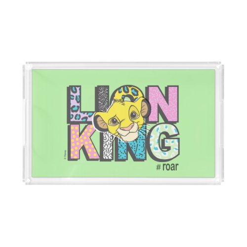 The Lion King  Simba Roar Acrylic Tray