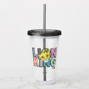 The Lion King Simba #Roar Acrylic Tumbler