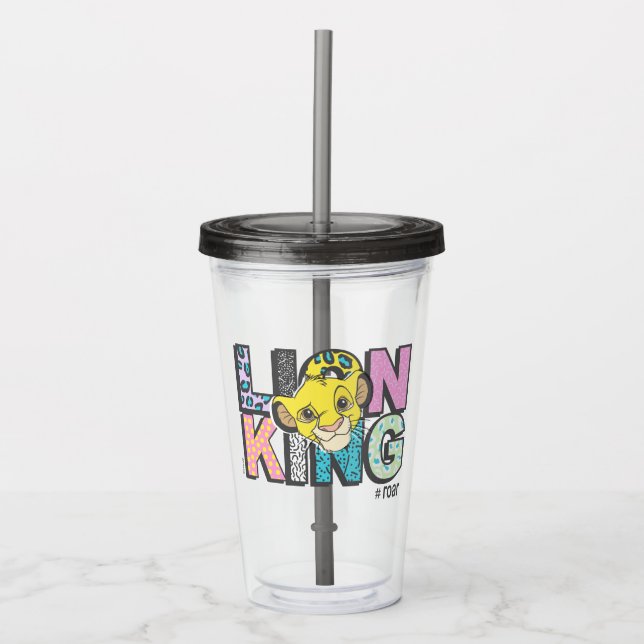 The Lion King | Simba #Roar Acrylic Tumbler (Front)