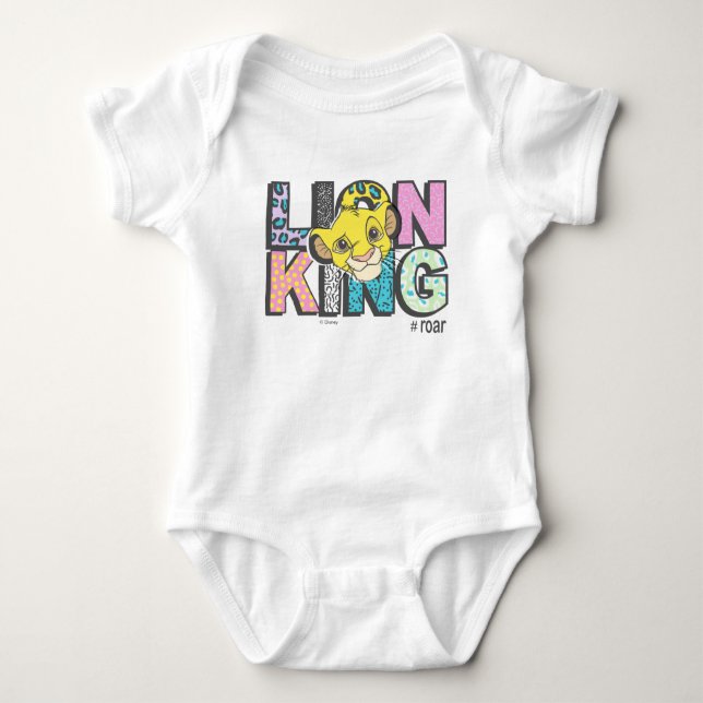 The Lion King | Simba #Roar Baby Bodysuit (Front)