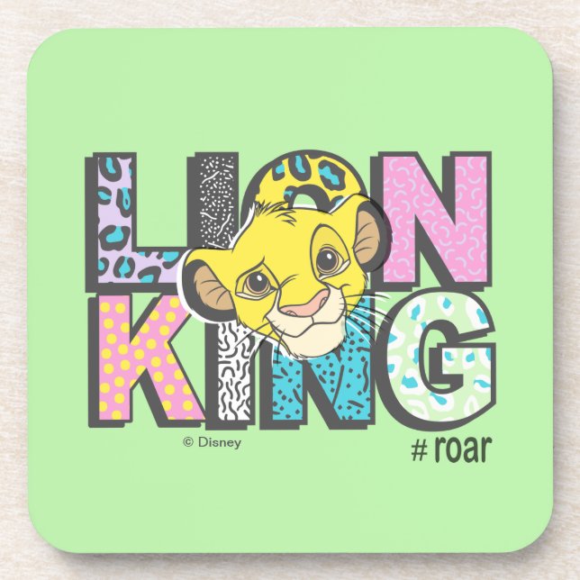 The Lion King | Simba #Roar Beverage Coaster (Front)