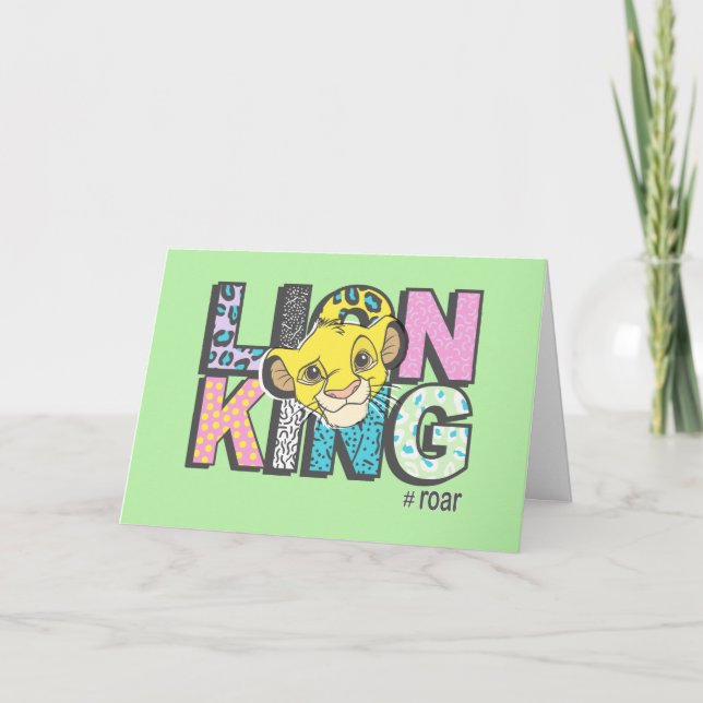 The Lion King | Simba #Roar Card (Front)
