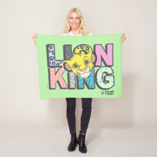 The Lion King Simba #Roar Fleece Blanket