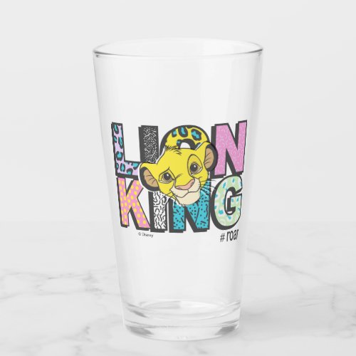 The Lion King  Simba Roar Glass