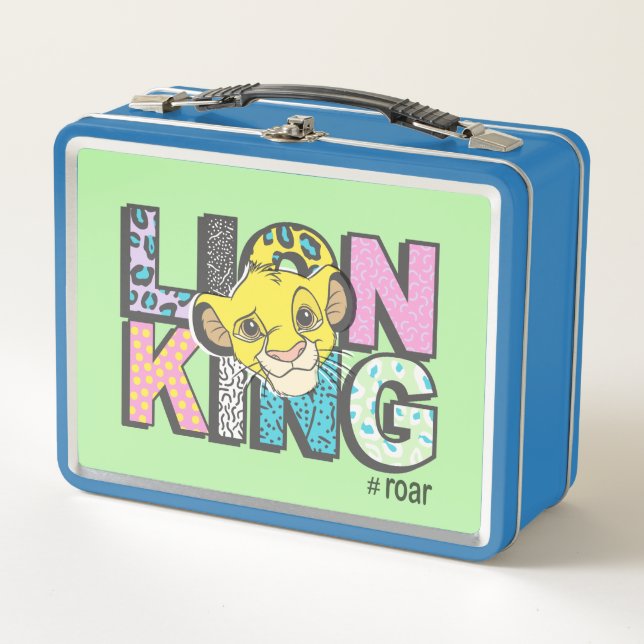 The Lion King | Simba #Roar Metal Lunch Box (Front)