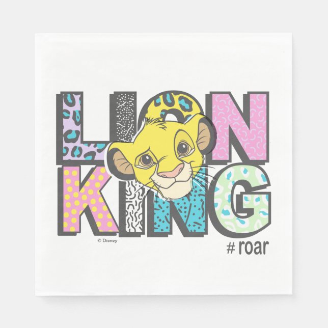 The Lion King | Simba #Roar Napkins (Front)