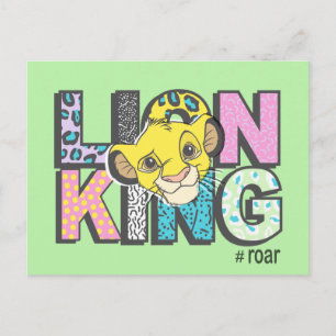 The Lion King   Simba #Roar Postcard