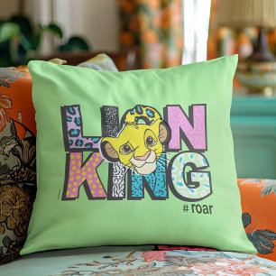 The Lion King Simba #Roar Throw Pillow