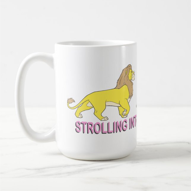 The Lion King | Strolling into the Weekend Coffee Mug (Left)
