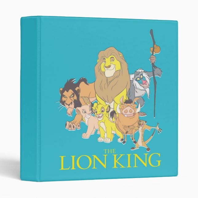 The Lion King | Title & Characters 3 Ring Binder (Front/Spine)
