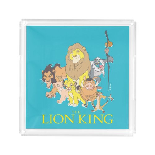 The Lion King  Title  Characters Acrylic Tray