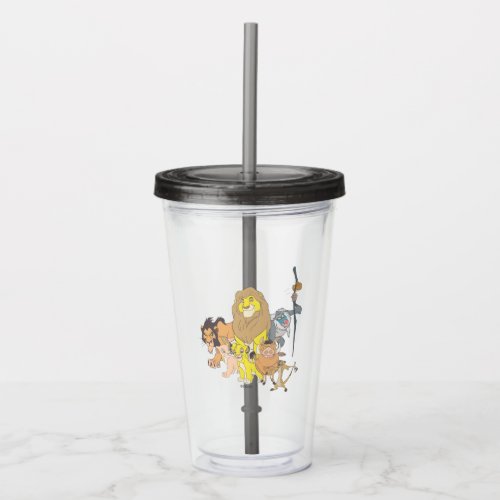 The Lion King  Title  Characters Acrylic Tumbler