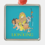 The Lion King | Title &amp; Characters Metal Ornament at Zazzle