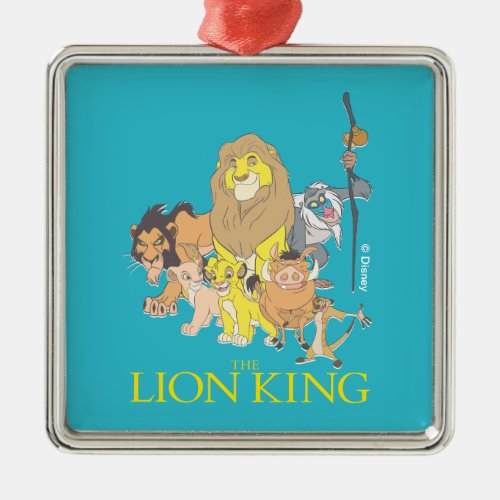 The Lion King  Title  Characters Metal Ornament