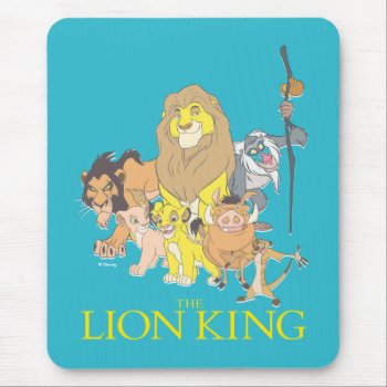 The Lion King | Title & Characters Mouse Pad by lionking at Zazzle