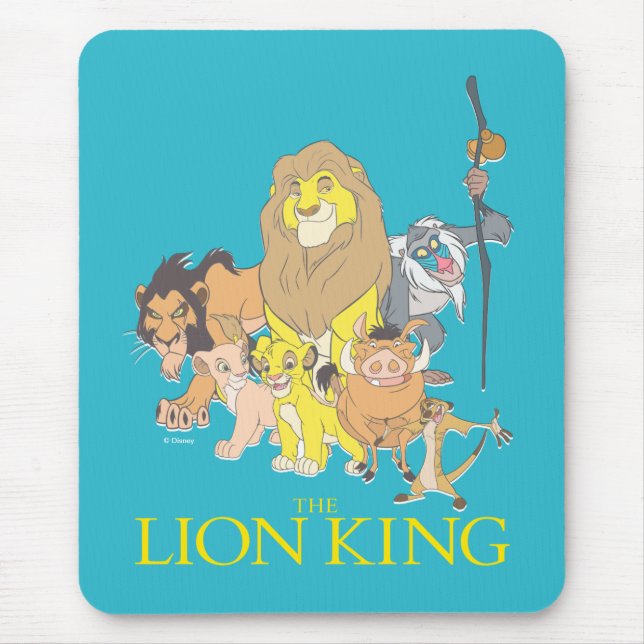 The Lion King | Title & Characters Mouse Pad (Front)