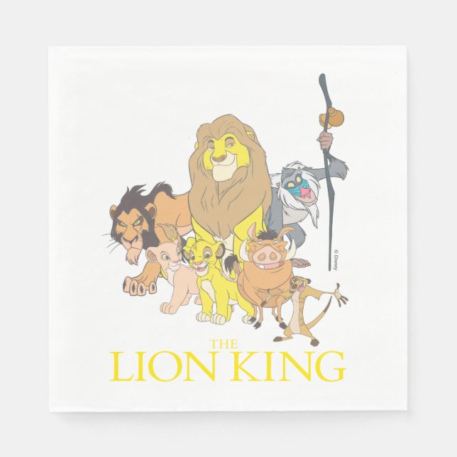 The Lion King | Title & Characters Napkins (Front)