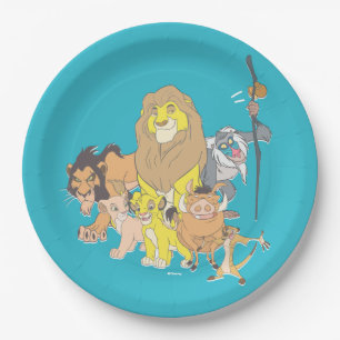 The Lion King   Title & Characters Paper Plates