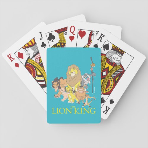 The Lion King  Title  Characters Playing Cards