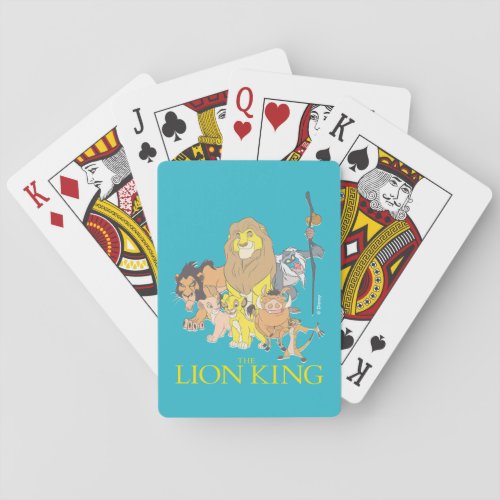 The Lion King  Title  Characters Poker Cards