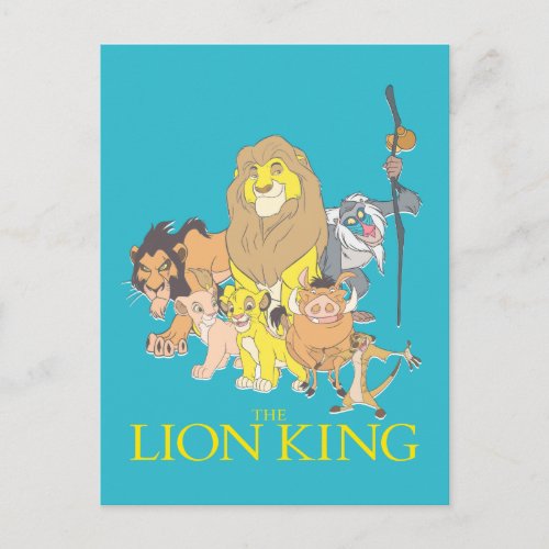 The Lion King  Title  Characters Postcard