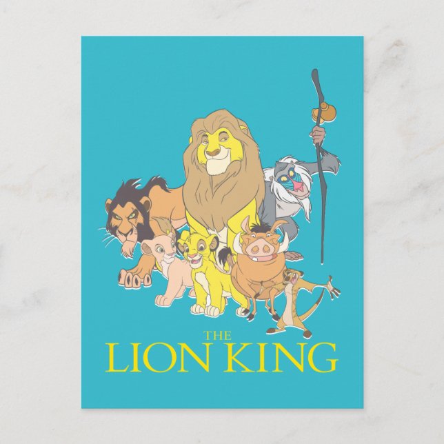 The Lion King | Title & Characters Postcard (Front)