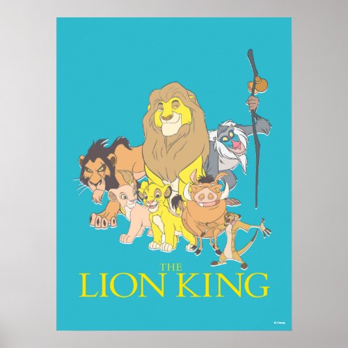 The Lion King  Title  Characters Poster