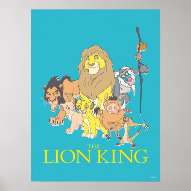 The Lion King | Title & Characters Poster (Front)
