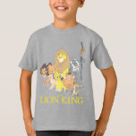 The Lion King | Title &amp; Characters T-shirt at Zazzle