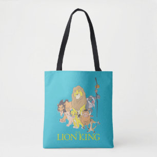 The Lion King   Title & Characters Tote Bag