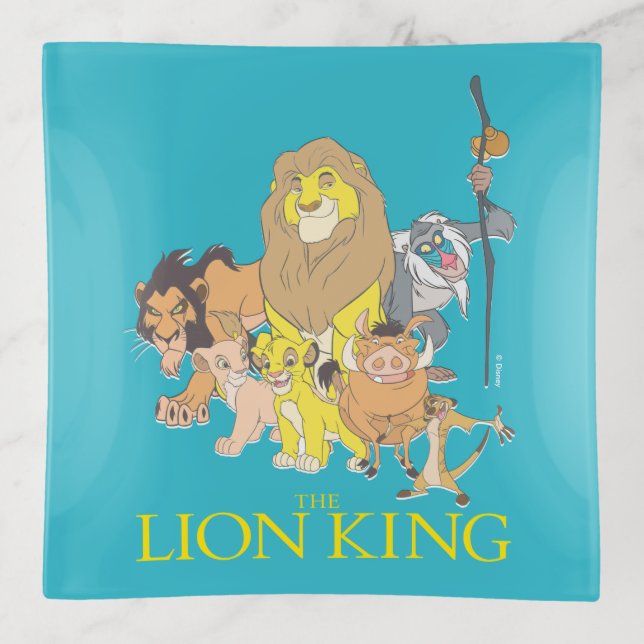 The Lion King | Title & Characters Trinket Tray (Front)